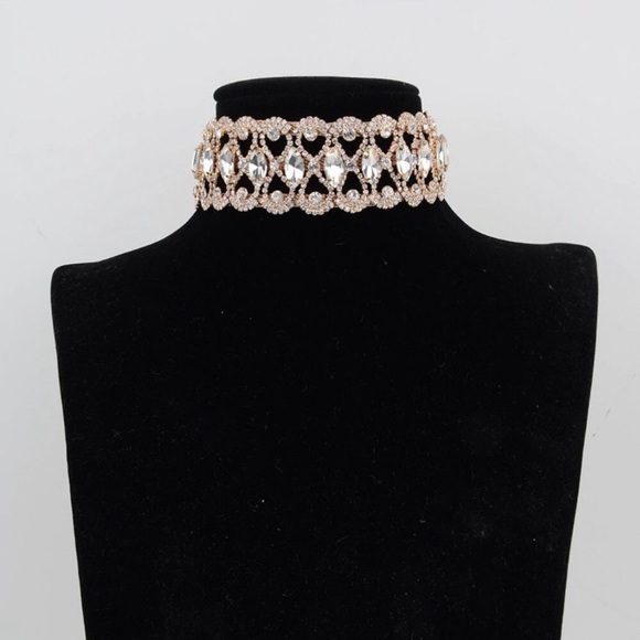 New! Rhinestone Choker Neckla… - Picture 5 of 14